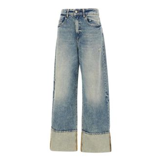 Icon Denim Los Angeles Wide Jeans, female, Blue, Size: W23 Denim Jeans for a Stylish Look