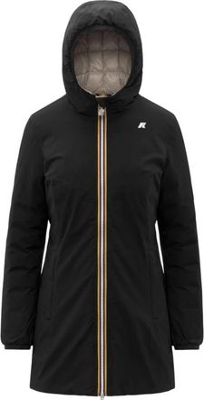 K-Way Denise ST Thermo Reversible Down Jacket - Dames - Gewatteerde jassen - Zwart - M - Polyester - Jassen
