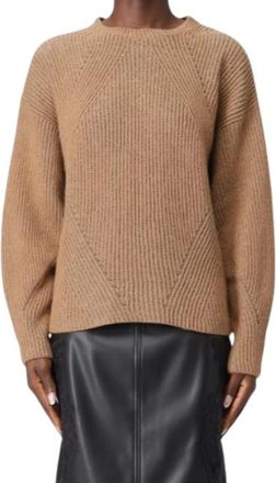 Twinset Twin-set Sweaters - Dames - Ronde hals truien - Bruin - S - Truien & Vesten