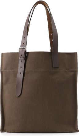 Herm&egrave;s Etain Toile H Handbag Tote Bag (Pre-Owned)