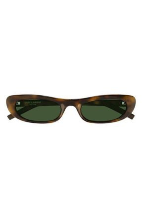 Saint Laurent Shade 53mm Panthos Sunglasses in Havana at Nordstrom