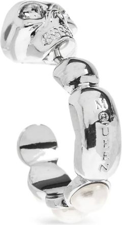 Alexander McQueen Orecchino con teschio - Argento