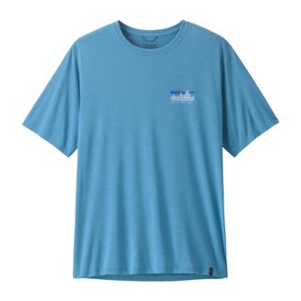Patagonia T-Shirts, male, Blue, Size: XL Capilene Cool Daily Shirt 73 Skyline