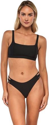 Swim Systems Saylor Hipster Bikini Swim Bottoms in Black at Nordstrom, Size X-Small