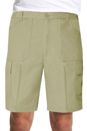 Carabou Mens Carabou Action Combat Shorts Size 32 - 48 inch waist Multi Pockets Elastic Sides Bottoms Cool Regular Comfort Fit Holiday Grey Airforce Black Den