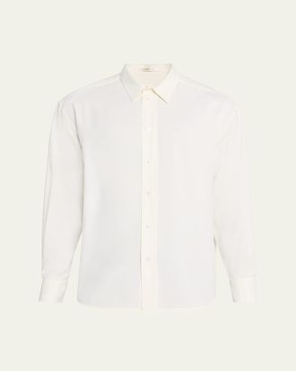 The Row Mens Granada Silk Sport Shirt