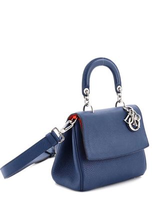 Dior Be Dior Bag Pebbled Leather Mini satchel - Blauw