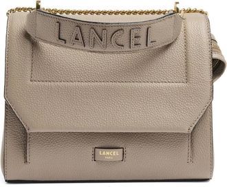 Lancel Ninon Flap Bag - Dames - Schoudertassen - Grijs - ONE Size - Leer - Tassen