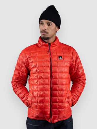 Jones Snowboards Ult Re-Up Down Rec Giacca in Pile rosso
