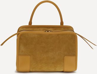 Loewe Medium Amazona 180 suede Handbag Female UNI