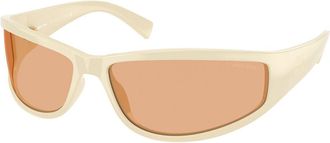 Miu Miu MUC06SU 21D90X Mens Sunglasses White Size 69