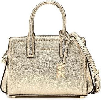 Michael Kors Laila Extra Small Crossbody Cross Body Womens Handbags Pale Gold : SM, Leather/Polyester