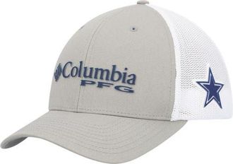 Columbia Mens Columbia Gray/White Dallas Cowboys PFG Ball Flex Hat at Nordstrom, Size Large/x-Large