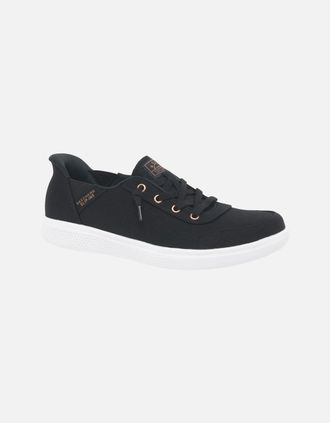 Skechers Womens Bobs Slip In Keep It Sweet Womens Shoes - Black - Size: 6