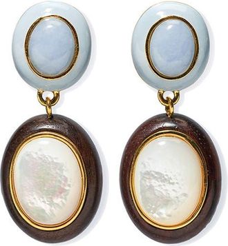 Lizzie Fortunato Papaya Drop Earrings in Ivory Multi at Nordstrom