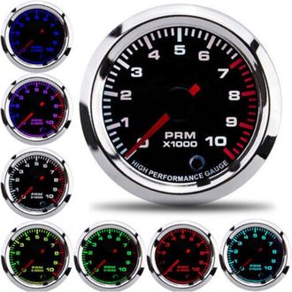 OEM Tac&oacute;metro - 52 Mm - 12 V - 0-10000 Rpm - Para Motor 4 6 8 Cilindros - Pantalla Lcd 7 Colores - Unidad