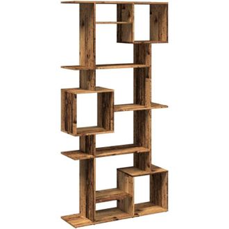 vidaXL Vidaxl - Estanter&iacute;a De Madera De Ingenier&iacute;a Envejecida 92x29x188 Cm