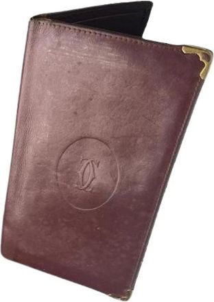 Cartier Pre-owned Wallets, female, Red, Size: ONE SIZE Pre-owned Leather Wallet
