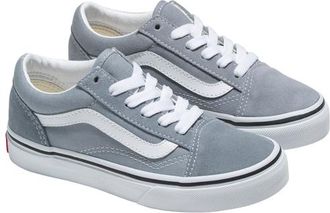 Vans Boys Old Skool - Preschool Shoes White/Gray Size 10.5