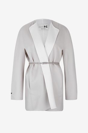 Manzoni24 Dreiviertelmantel aus Wolle