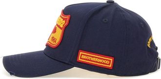 Dsquared2 BCM0493_05C000013073 Cotton Baseball Cap - Blue
