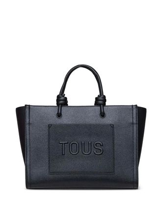 Tous medium Amaya knotted-handle tote bag - women - Polyurethane - One Size - Black