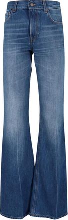 Haikure High-Waisted Flared Jeans With Retro-Inspired Design