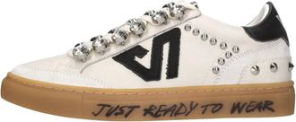 Emanuelle Vee Guendalina Sneaker - Dames - Sneakers - Wit - 38 EU - Leer - Schoenen