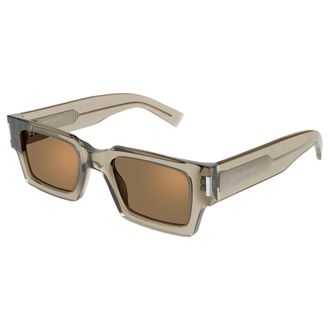 Saint Laurent SL 572 Zonnebril - unisex - Accessoires - Bruin - Maat: 50 MM Nylon