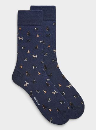 Barbour Mens Animal dress socks
