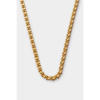 Katie Loxton Grecian Waterproof Gold Link Necklace at Nordstrom