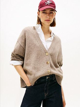 Tommy Hilfiger Pure Wool Oversized Cardigan
