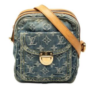 Louis Vuitton Pre-owned Camera Bag - Dames - Pre-owned - Blauw - Maat: ONE Size Leer