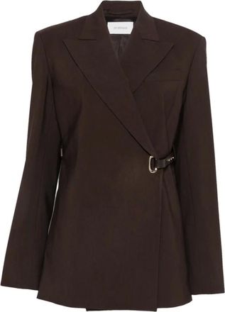 Sportmax Dames, Jassen, Bruin, Maat: S Viscose