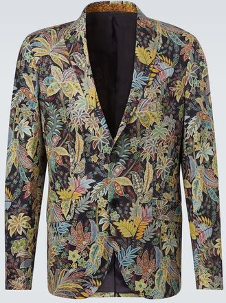 Etro Blazer Roma in misto lana con stampa