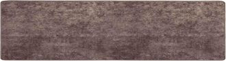 vidaXL Pasillo De Alfombra Marsa Gris 100 X 400 Cm Poli&eacute;ster Y Pvc Vidaxl