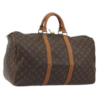 Louis Vuitton Pre-owned Keepall 50 Boston Bag - unisex - Louis Vuitton Vintage - Vintage Weekend Bags - Brown - ONE SIZE - Pre-owned