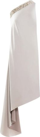 Saiid Kobeisy Abito midi monospalla asimmetrico - Toni neutri