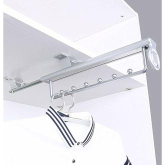 OEM Perchero Extra&iacute;ble Resistente Con Barra Telesc&oacute;pica Para Colgar Pantalones, T-audace