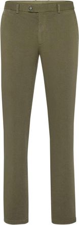 Philipp Plein Lange Broek Chinos Fit - Heren - Chinos - Groen - L - Katoen - Broeken