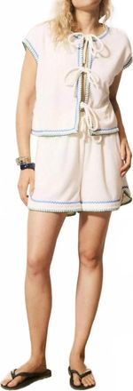 FRNCH Domencia Top In White
