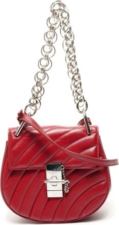 Chlo&eacute; Drew Leather Shoulder Bag (Pre-Owned)