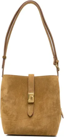 SOEUR Mini Bello Suede Shoulder Bag