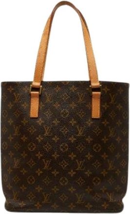Louis Vuitton Pre-owned Canvas Tote Bag - Dames - Vintage Shopper - Bruin - ONE Size - Vintage