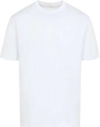 Kiton T-shirt met ronde hals - Heren - T-shirts - Wit - M - Katoen - Tops