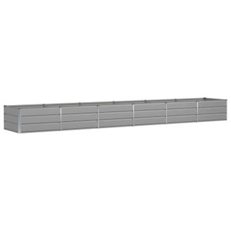 vidaXL Jardinera Gris Claro 480 X 80 X 45 Cm Acero Vidaxl
