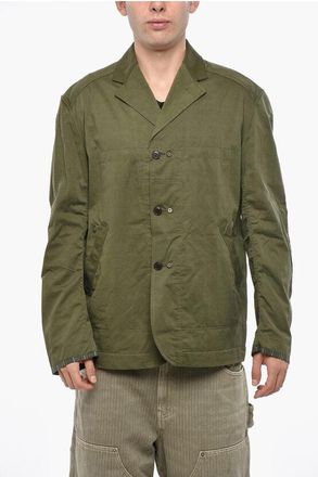 Comme Des Gar&ccedil;ons MAN Cotton-Linen Jacket with Classic Lapel size L