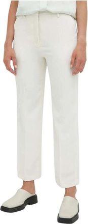 Day Birger Et Mikkelsen Classic Lady Straight Broeken - Dames - Straight fit broeken - Wit - XS - Polyester - Broeken