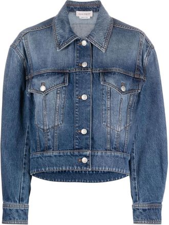 Alexander McQueen Blue Denim Jacket
