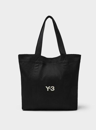 Yohji Yamamoto Logo canvas tote bag